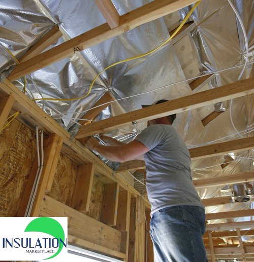 SmartFOIL- 4ft x 125ft Industrial Grade Radiant Barrier 500 sq. ft roll - Attic Foil, House Wrap, Reflective Insulation - Perforated, Breathable - Engineered FOIL (Blocks 95% of Radiant Heat)