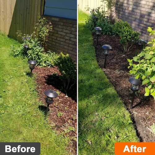 Manual Edger Lawn Tool: Half Moon Edger with Saw-Tooth Upgrade – 38'' Stainless Steel Edging Tool for Garden, Yard & Sidewalks – Ergonomic T-Grip for Clean Edging on Flower Beds