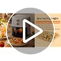 BYKITCHEN 9inch Disposable Square Air Fryer Liners 5-8 Qt (100pcs) for Ninja/Afave 7.9"