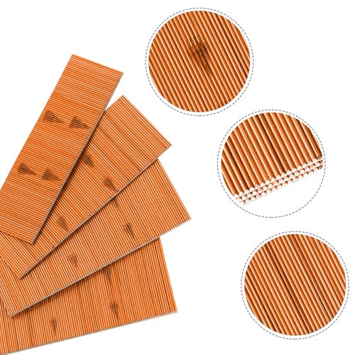HAMWOO 7000 pcs 23 Gauge Pin Nails, Headless Pinner Nails, 7 Sizes Assorted 3/8 Inch to 1-3/8 Inch for Molding Cabinetry Building,photo frame,handicrafts Assembly (Red)