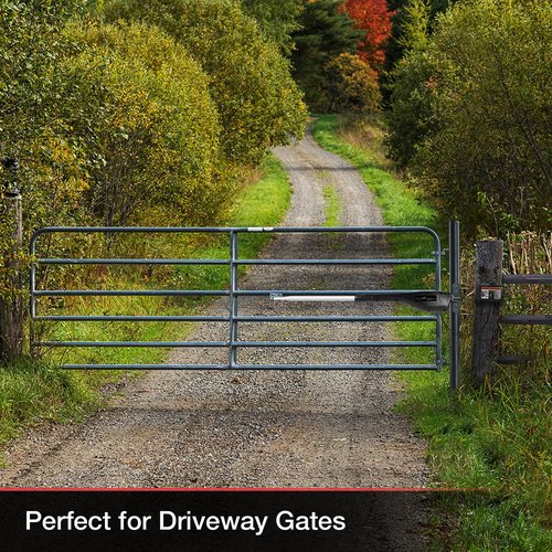 Mighty Mule MM271 Automatic Gate Opener, Solar Ready, Comes with Gate Opener Remote and More-Up to 12ft Long or 300lb, Black, 1 Gate Opener Kit