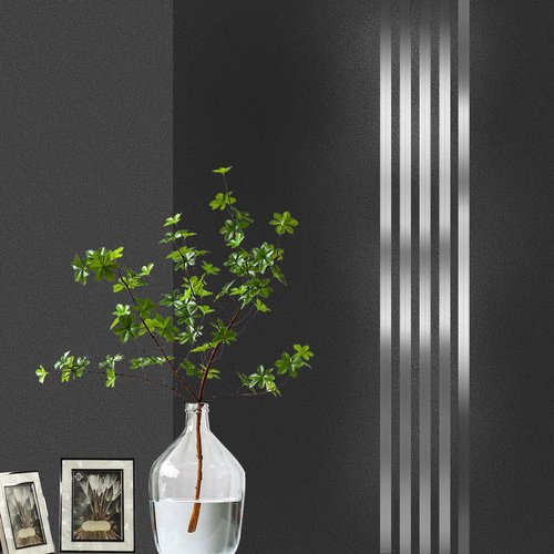 Coengwui Peel and Stick Metal Molding Trim, Self-Adhesive Stainless Steel for Wall, Fireplace, Mirror Edging and Craft Decoration (Brushed Silver, 20ft x 0.6in)
