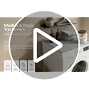 Encanto Luxe 2PC 25x25 Dark Grey Washer & Dryer Topper Protector Mat
