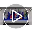 Akro-Mils 30164 Heavy Duty Shelf Bins, 24 x 6.5 x 4, Blue, 6-Pack
