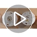 Saysurey 4 Pack White Phenolic Resin E26 Medium Base Light Socket Replacement