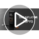 FUPYG Jet Black Portable Tire Inflator Air Compressor 150PSI Cordless Car & Bike Pump