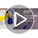 Luigi's Blue Small Sink & Bathtub Plunger - Powerful Drain Clog Remover