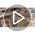 2pcs Brass NPT Reducing Pipe Fittings 1/2" to 3/8" NPT Adapters, Solid Hex Nipples