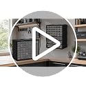 SSRTK 39-Drawer Craft Organizer with Dividers, Labels & Wall Mount Option