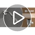 APLusee Brushed Nickel Shower Head Flow Restrictor for Bathroom Shower