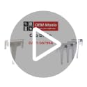 OEM Mania DA61-06796A Refrigerator Drain Clip Replacement Part for Samsung